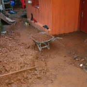 Em Frederico Westphalen lama invadiu algumas residências em pontos críticos da cidade