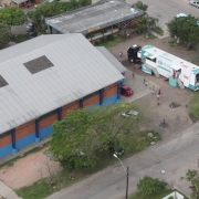 Unidade movel da ADRA instalada em Eldorado