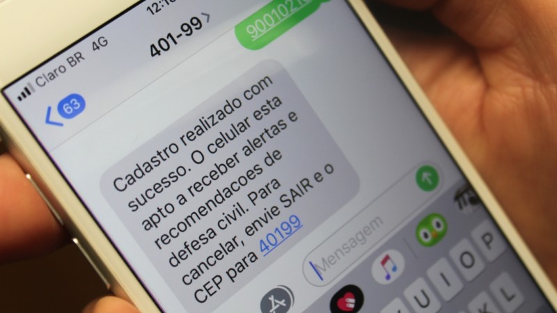 Cadastrar Mensagem via Celular - SMS