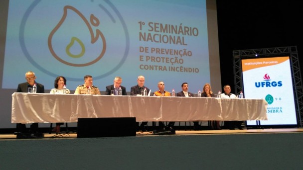 Evento foi realizado em conjunto com o 1° Seminário Nacional Prevenção e Proteção Contra Incêndio.