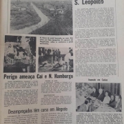 Enchente dia 7 de julho de 1970