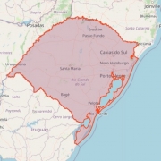 Mapa do estado.