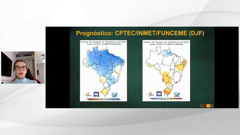 Meteorologista da Sala de Situação, Cátia Valente.