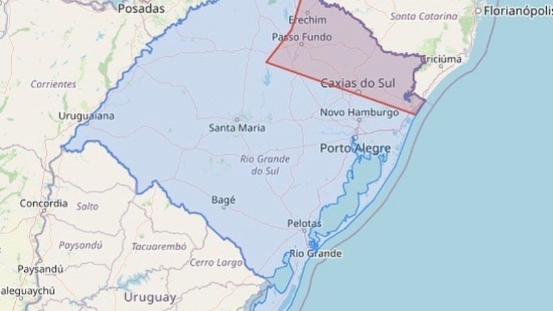 Alerta de chuvas DC RS