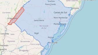 Defesa Civil do RS Alerta para região do Baixo Uruguai