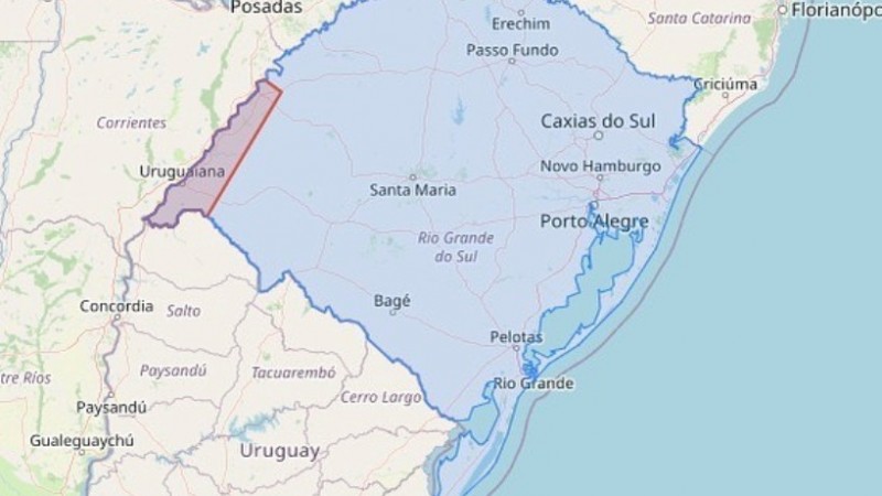 Defesa Civil RS Alerta para região do Baixo Uruguai acima da cota de inundação, região de Uruguaiana segue em elevação