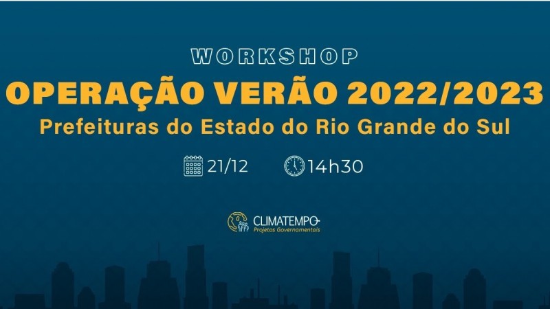 Workshop será transmitido ao vivo pelo canal no Youtube.