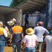 Defesa Civil Estadual apoia na entrega de cestas básicas para Comunidade da Terra Indígena Guarita