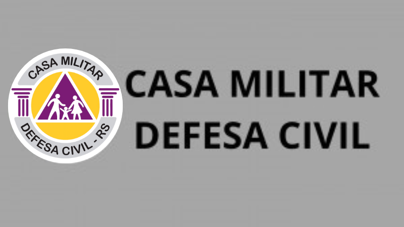 Logo Casa Militar e Defesa Civil RS