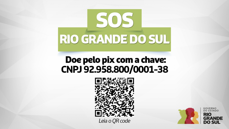 Pessoas e empresas podem fazer doações de qualquer valor