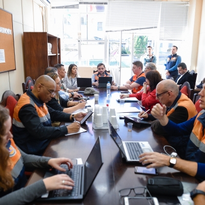 A Casa Militar- Subchefia de Proteção e Defesa Civil tem atuado, desde o início dos eventos adversos, na articulação de todos os órgãos do poder público estadual e Coordenadorias Municipais de Defesa Civil 
