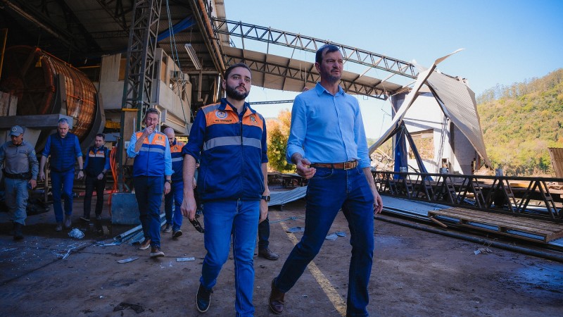 Gabriel Souza visita curtume de Muçum 2023