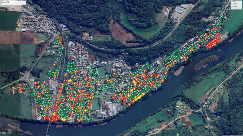 Georreferenciamento imóveis Muçum