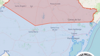 Alerta de chuva pontualmente forte