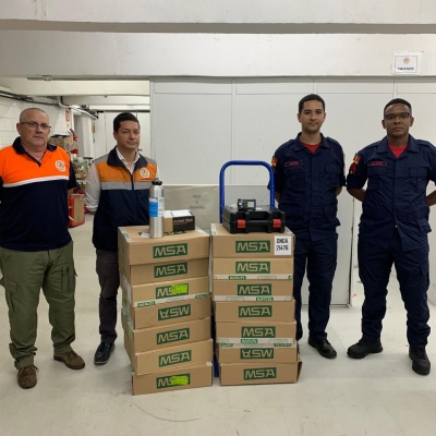 Defesa Civil entrega kits de detecção de gás ao Corpo de Bombeiros do RS