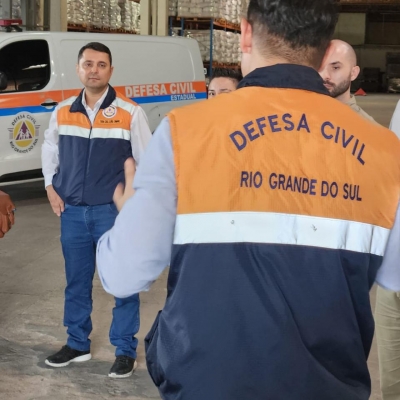 Defesa Civil do RS recebe doação da Braskem e parceiros