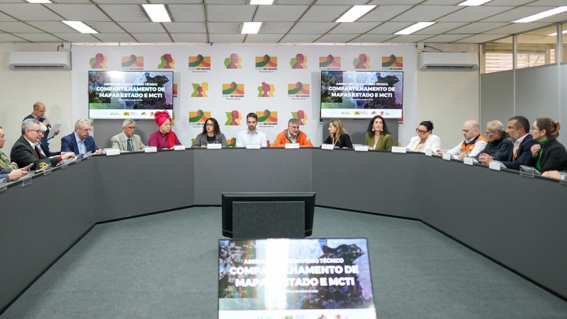 Estado e União assinam acordo de cooperação para aprimorar mapeamentos