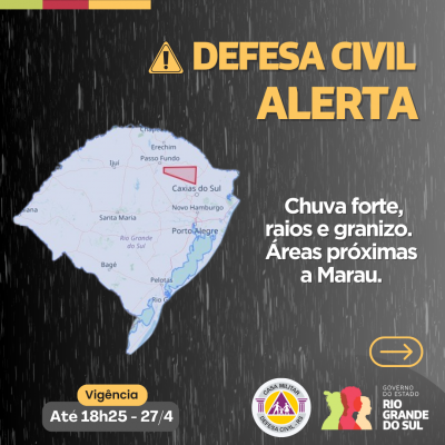 Defesa civil alerta