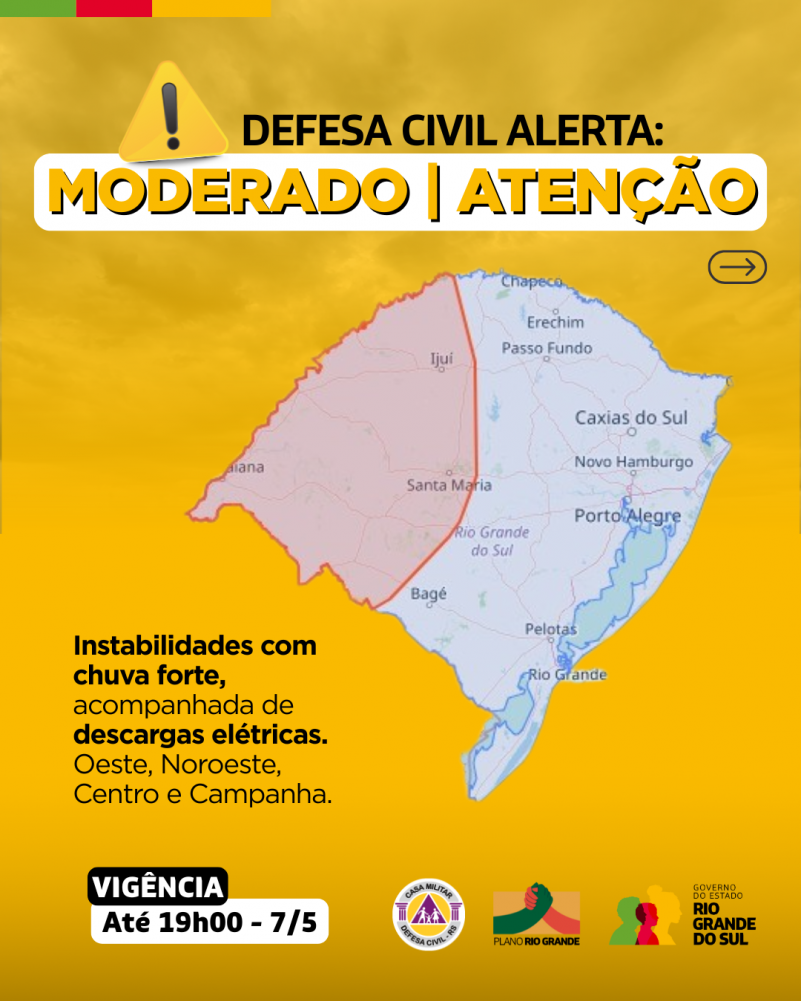 Vigência: 19h de 7 de maio
