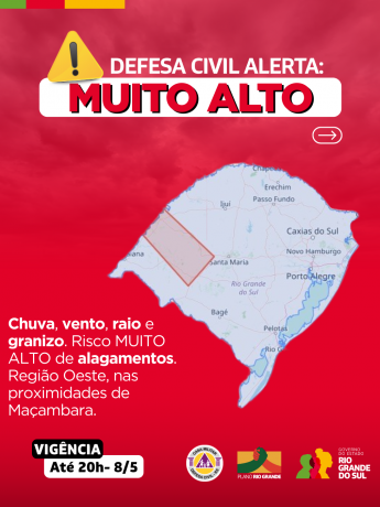 Vigência: até 20h de 8 de maio