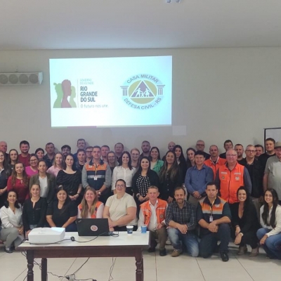 Defesa Civil Estadual e MPRS oferecem Curso Básico de Proteção e Defesa Civil em Santo Ângelo 