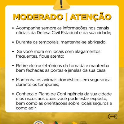 Alertas Comportamentos padrão (8)