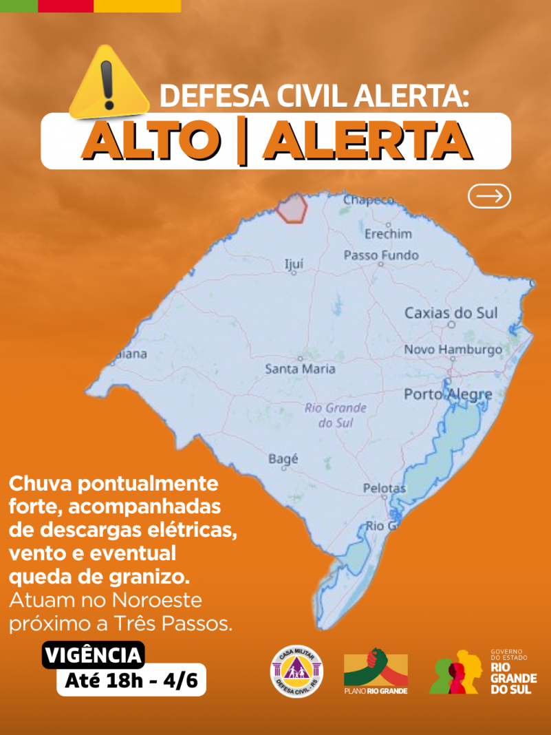 Alerta Laranja para a região Noroeste