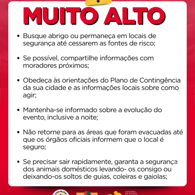 Comportamentos esperados