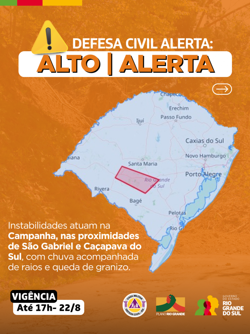 Alertas Movimentos de massa Munic&iacute;pios