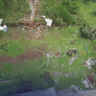 Defesa Civil classifica como tornado o evento em  Farroupilha
