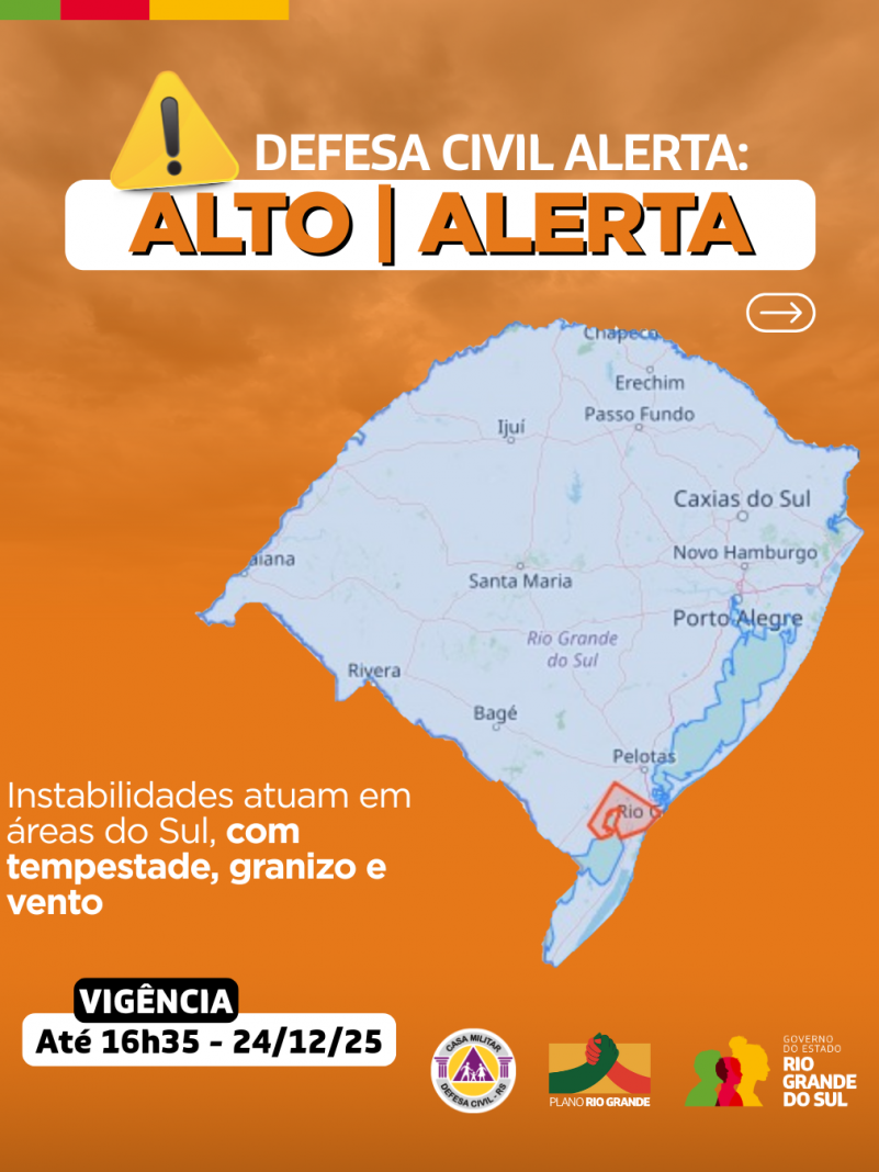 alerta areas do sul 
