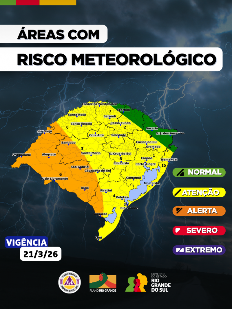 Aviso 3 - Mapa Meteorol&oacute;gico