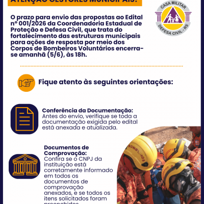 Edital nº 001/2026 - dicas