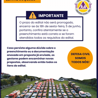 Edital nº 001/2026 - dicas