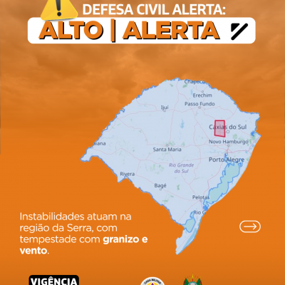 Defesa Civil alerta