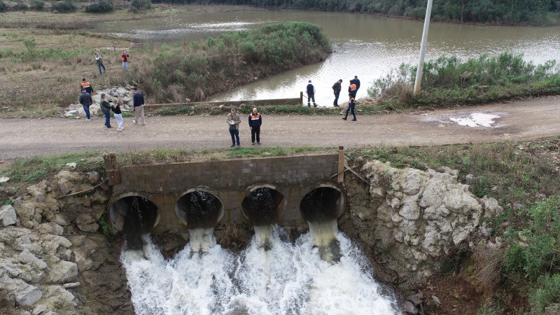 Barragem passou por vistoria devido &agrave; sequ&ecirc;ncia de chuvas registrada na &uacute;ltima semana